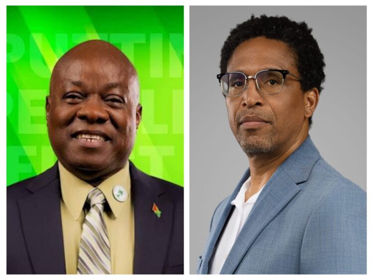 L-R Aubrey Norton and Dr.Terrence Campbell