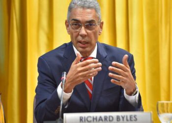 Governor of the Bank of Jamaica Mr. Richard Byles