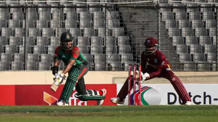 Soumya Sarkar used the reverse sweep to very good effect. © Getty