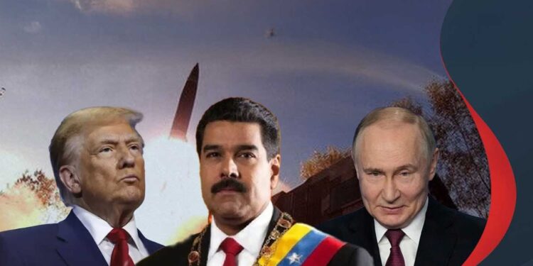 United States President Donald Trump; Venezuelan President Maduro Nicolas maduro and Russian President Vladimmi Putin