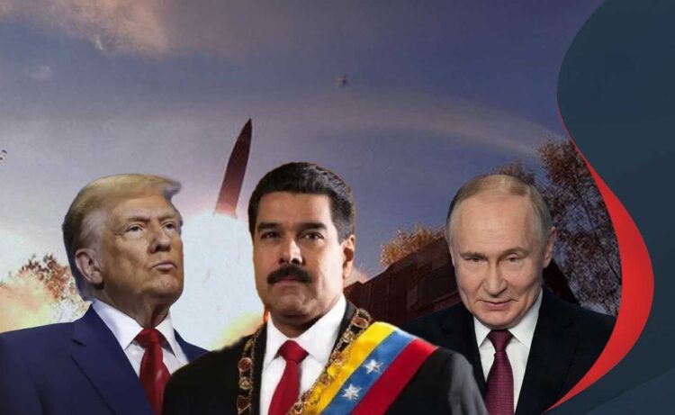 United States President Donald Trump; Venezuelan President Maduro Nicolas maduro and Russian President Vladimmi Putin
