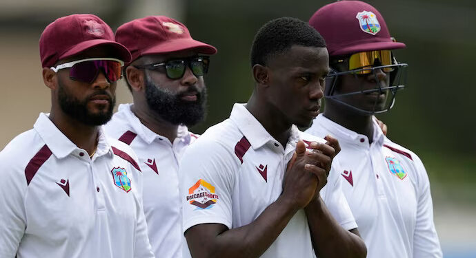 West Indies suffered a crushing loss to India in Ahmedabad. (AP Photo)