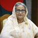 Bangladesh's ousted Prime Minister Sheikh Hasina in Dhaka in 2023. Ludovic Marin / AFP via Getty Images