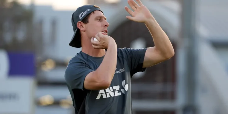 Matt Henry had missed the final two ODIs against England due to a calf strain  •  ICC via Getty Images