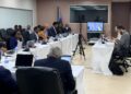 The third round of trade negotiations between CARICOM and Colombia, recently in Barbados.