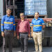 DDL Plant Manager Mr. Donald Murray and staff of DDL with the shipment for Jamaica