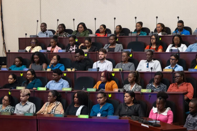 A section of public servants attending the launch of the government’s Public Service Upskilling Platform