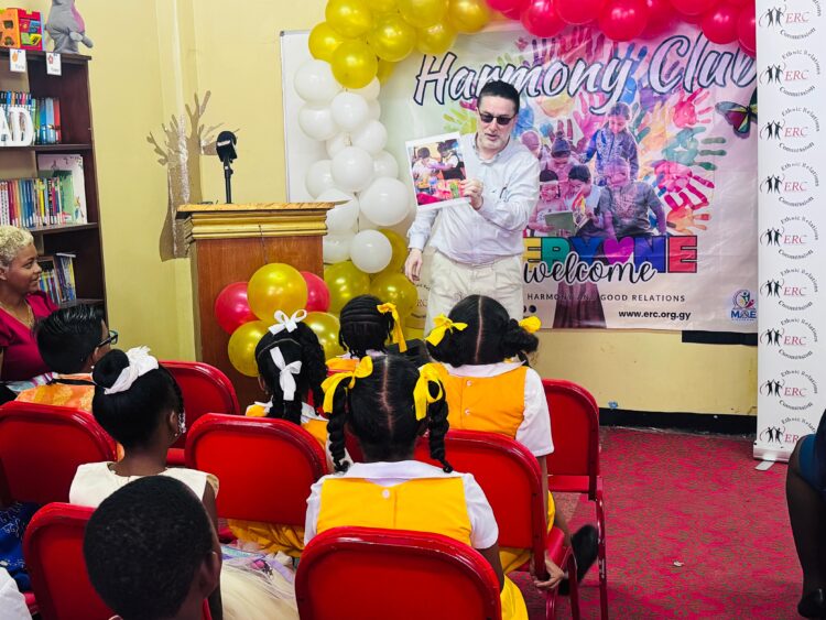 ERC Chairman Shaikh Moeenul Hack with Students St. Gabriel's Primary Nov. 12,2025