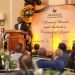 President Dr Mohamed Irfaan Ali delivering the feature address at the Guyana Oil and Gas Energy Chamber’s Annual Awards presentation dinner