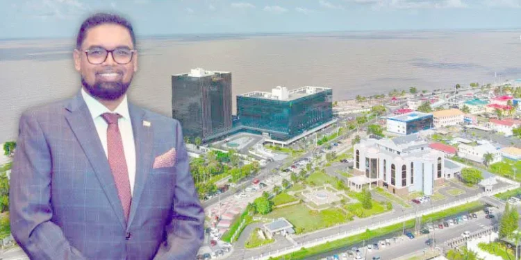 President Mohamed Irfaan Ali launched the ‘City Revival’ Plan in September, funded by the King’s Foundation based in the United Kingdom