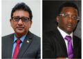 L-R Attorney General Anil Nandlall and Attorney-at-law Dr. Vivian Williams