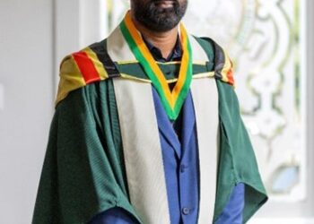 Daniel Persaud, University of Guyana’s 2025 Valedictorian and recipient of the prestigious President's Medal for the Beat Graduating Student with a Bachelor’s Degree