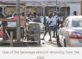 Stabroek Market  scene November 27, 2025 when vendors were blind sighted by Central Gov't decision to displace them