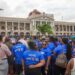 WIN supporters protest in front of Parliament Buildings on Monday November 24, 2025