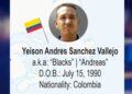 Yeison Andres Sanchez Vallejo