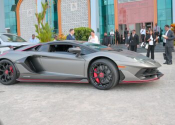 The Lamborghini- one of Azruddin Mohamed luxury vehicles (Team Mohamed's photo)