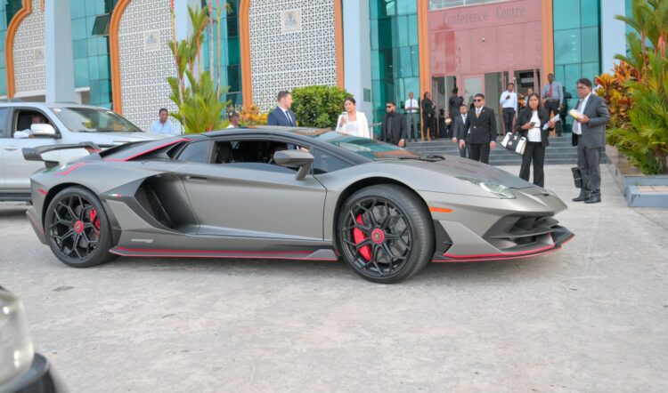 The Lamborghini- one of Azruddin Mohamed luxury vehicles (Team Mohamed's photo)