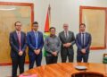 Citi Bank officials and Minister DR. Ashni Singh