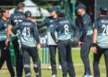 New Zealand team celebrating (Image Credit: Zimbabwe Cricket)