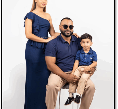 Nicholas and Raveena Ackree, along with their son. Nicolas will graduate with a Bachelor in Education (Primary Education) while Raveena will graduate with a Bachelor in Education (Early Childhood Education), on December 6, when the University of Guyana Berbice Campus (UGBC) hosts its graduation ceremony. (Grafx Photography photo)