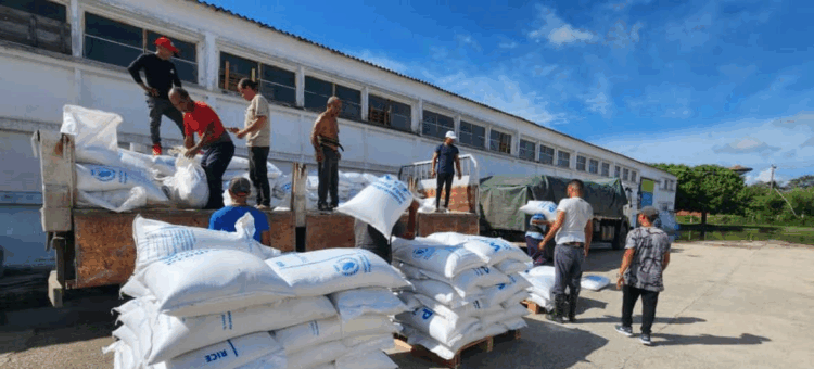 © WFP/Edelvio Hidalgo Food aid is prepared for delivery by the World Food Programe to communities in Cuba affected by Hurricane Melissa.
