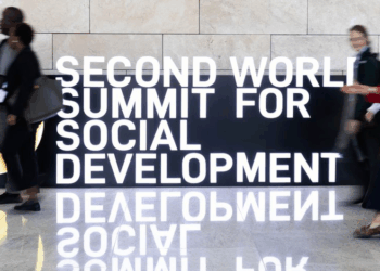 Zoom Arts & Design Doha Participants at the Qatar National Convention Centre (QNCC) attending the Second World Summit for Social Development..