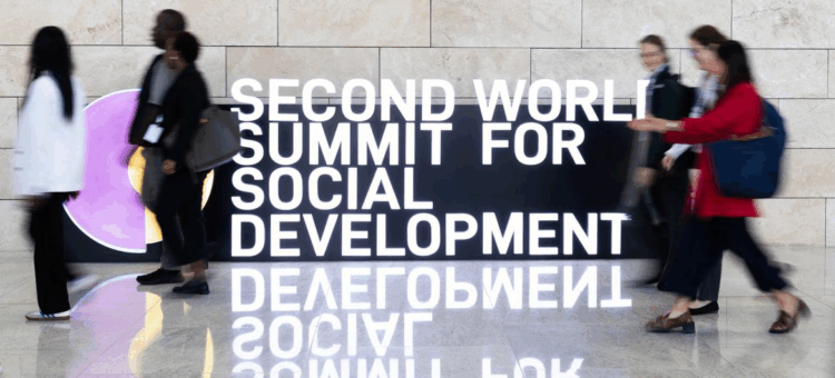 Zoom Arts & Design Doha Participants at the Qatar National Convention Centre (QNCC) attending the Second World Summit for Social Development..