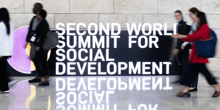 Zoom Arts & Design Doha Participants at the Qatar National Convention Centre (QNCC) attending the Second World Summit for Social Development..