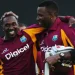 L-R Kieron Pollard, Dwayne Bravo
