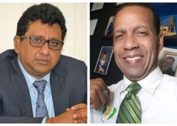L-R AG Anil Nandlall and Mark Benschop