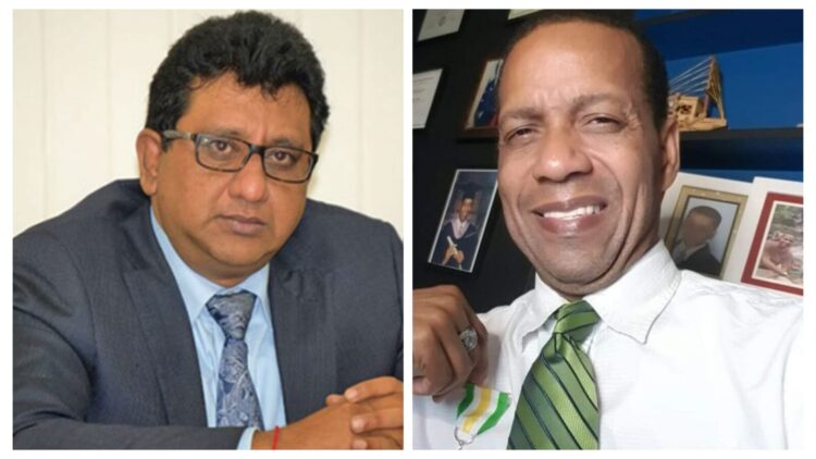 L-R AG Anil Nandlall and Mark Benschop