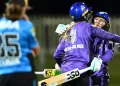 Wyatt-Hodge remained unbeaten on 72 off 57 © Getty