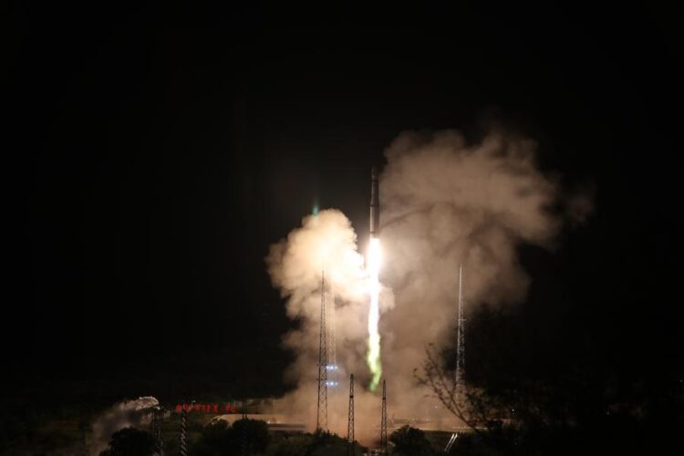 A Long March-6 carrier rocket carrying a group of 10 commercial satellites blasts off from the Taiyuan Satellite Launch Center in north China's Shanxi Province on Sept. 6, 2024. (Photo by An Di/Xinhua)