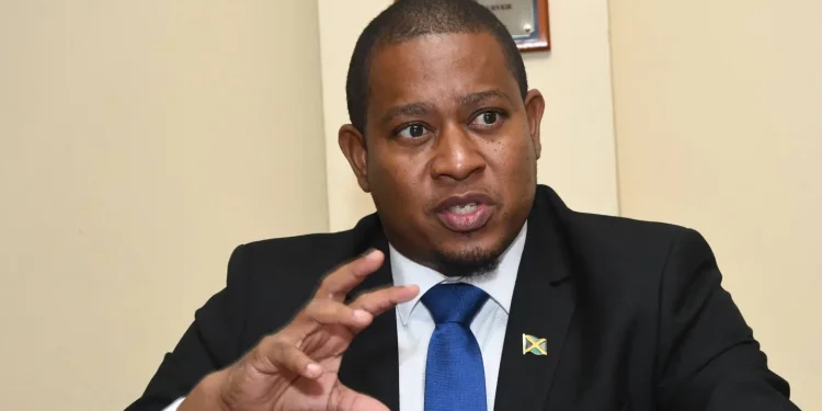 Minister of Agriculture, Fisheries and Mining Floyd Green speaking at the Jamaica Observer Press Club on December 16, 2025. (Photo: Karl Mclarty)