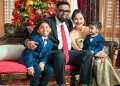 President Irfaan Ali, First Lady Arya Ali and children