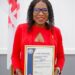 Founder and Chief Executive Officer of Evolve Business Solutions Inc., Avia Maria Lindie with the GYS 901 certificate
