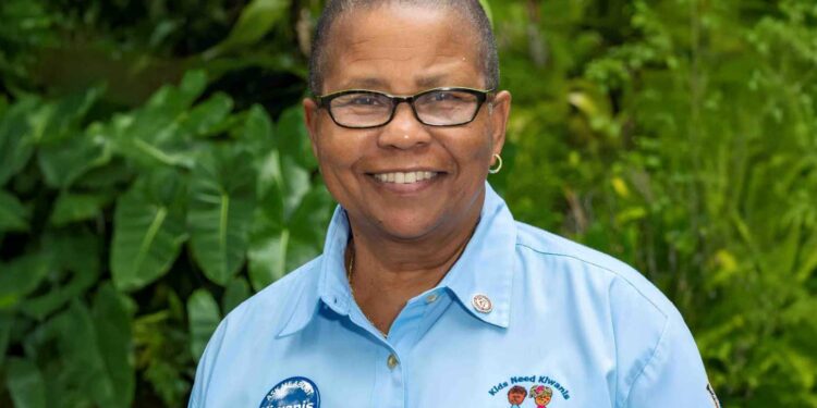 President Elect of Kiwanis International Hope Markes