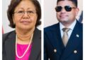 L-R Dr. Carla Barnett CARICOM Secretary General and Mr. Azruddin Mohamed Member of Parliament