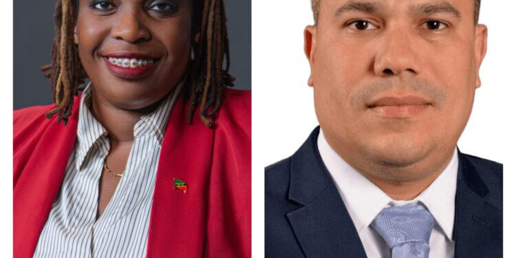 Hon. Dr. Joyelle Clarke and Hon. Matthew Samuda