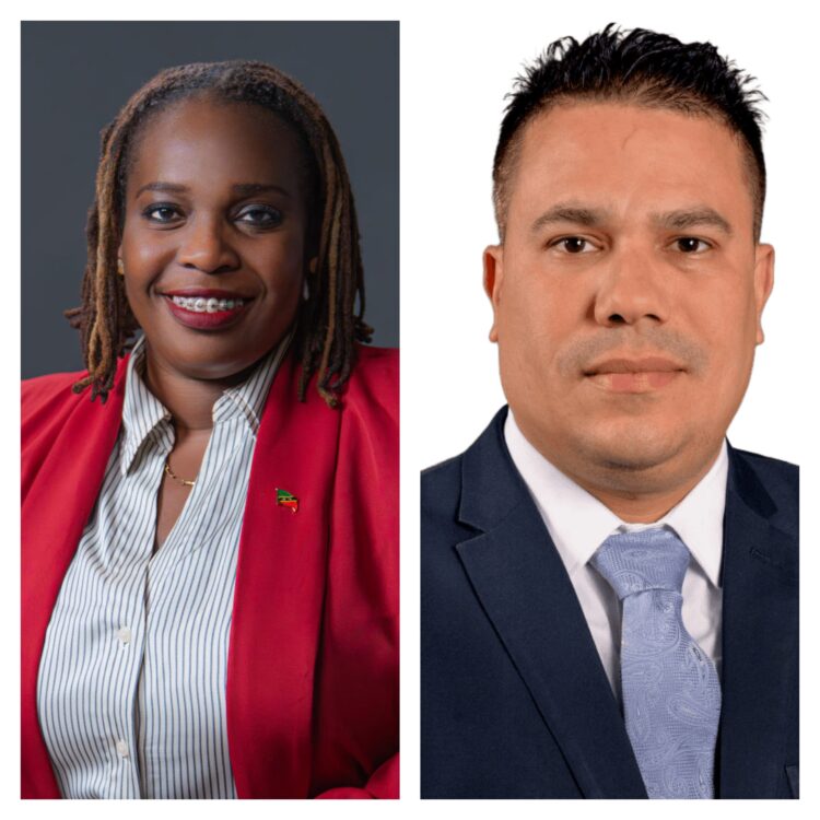 Hon. Dr. Joyelle Clarke and Hon. Matthew Samuda