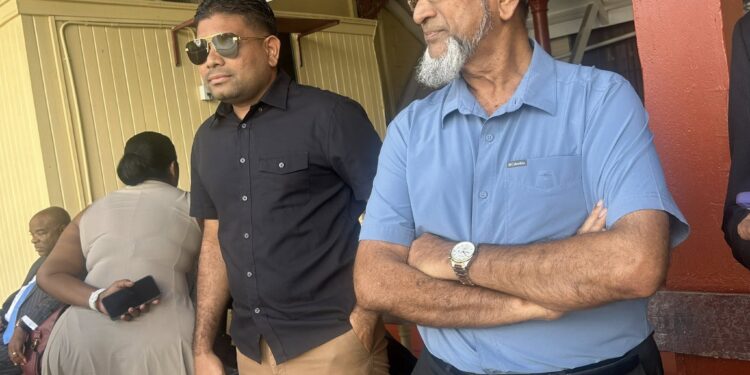 L-R WIN Leader and businessman Azruddin Mohamed and father, Nazar "Shell" Mohamed
