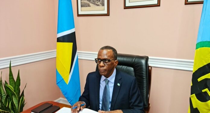 Prime Minister of St. Lucia Philip J Pierre (photo credit: Associates Times)