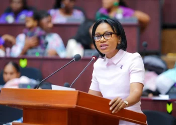 Minister of Home Affairs, Oneidge Walrond (DPI photo)