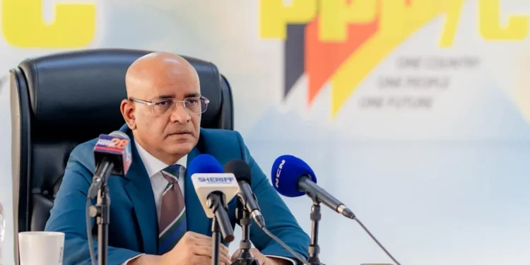 Vice President, Dr Bharrat Jagdeo, at Thursday’s media conference