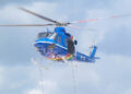 The Guyana Defence Force  (GDF) Bell 412 helicopter involved in the crash