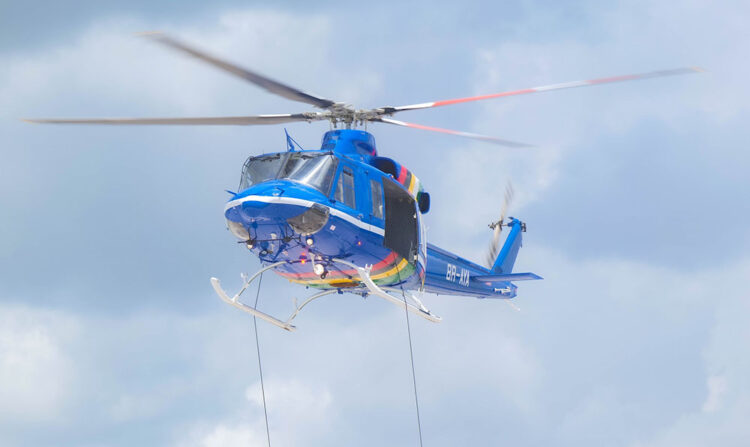 The Guyana Defence Force (GDF) Bell 412 helicopter involved in the crash