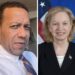 L-R Mark Benschop and former US Ambassador to Guyana Sarah Ann Lynch