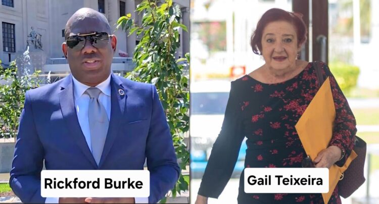 Rickford Burke and Gail Teixeira