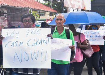 APNU- led Cash Grant protest on Monday, December 8, 2025