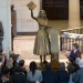 Virginia's Barbara Rose Johns statue is unveiled at a ceremony in Emancipation Hall on Capitol Hill in Washington, D.C. on Tuesday.
Saul Loeb/AFP via Getty Images